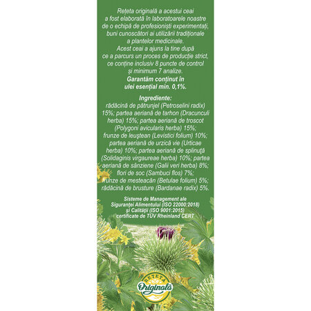 Ceai Diuretic U67, 50 g, Fares 623887