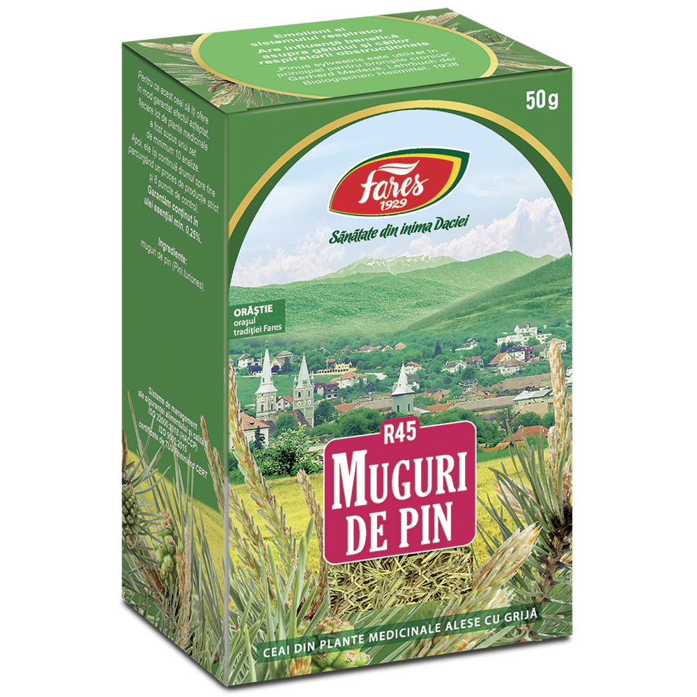 Ceai Muguri de Pin, R45, 50 g, Fares