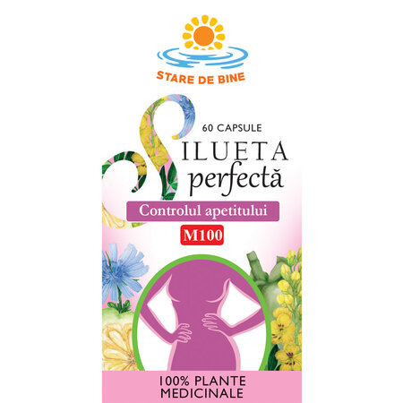 Silueta Perfecta controlul apetitului M100, 60 capsule, Fares 614055