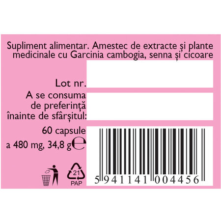 Silueta Perfecta controlul apetitului M100, 60 capsule, Fares 614058
