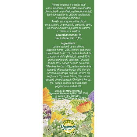 Ceai Vezica Biliara, D75, 50 g, Fares 623757