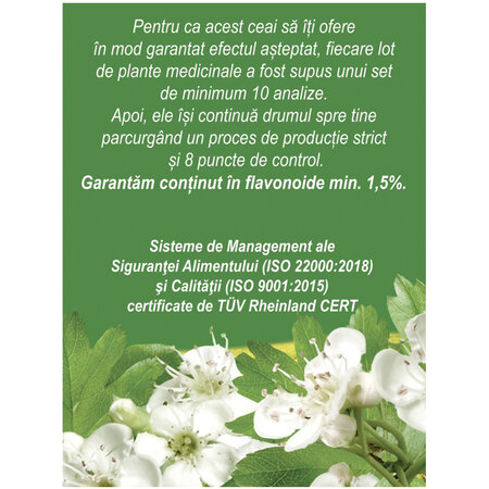 Ceai Paducel frunze si flori C40, 20 plicuri, Fares 618535