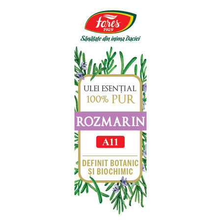 Ulei esential de rozmarin A11, 10 ml, Fares 620816