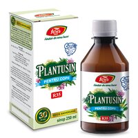 Plantusin pentru copii, sirop cu fructoza, R35, 250 ml, Fares