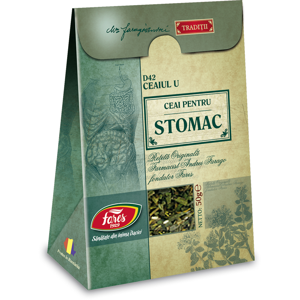 Ceai Pentru Stomac, D42, 50 g, Fares