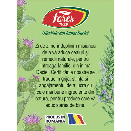 Ceai detoxifiant Organism Purificat , P144,  20 plicuri, Fares 623595