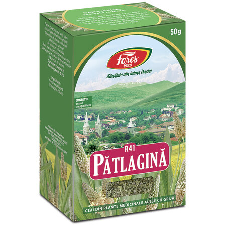 Ceai Patlagina frunze, R41, 50 g, Fares
