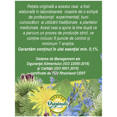 Ceai curatarea sangelui, P126, 20 plicuri, Fares 623792