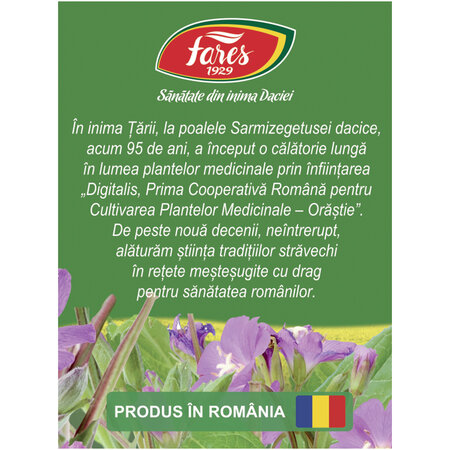 Ceai de Pufulita cu Flori Mici U 89, 20 plicuri, Fares 618529