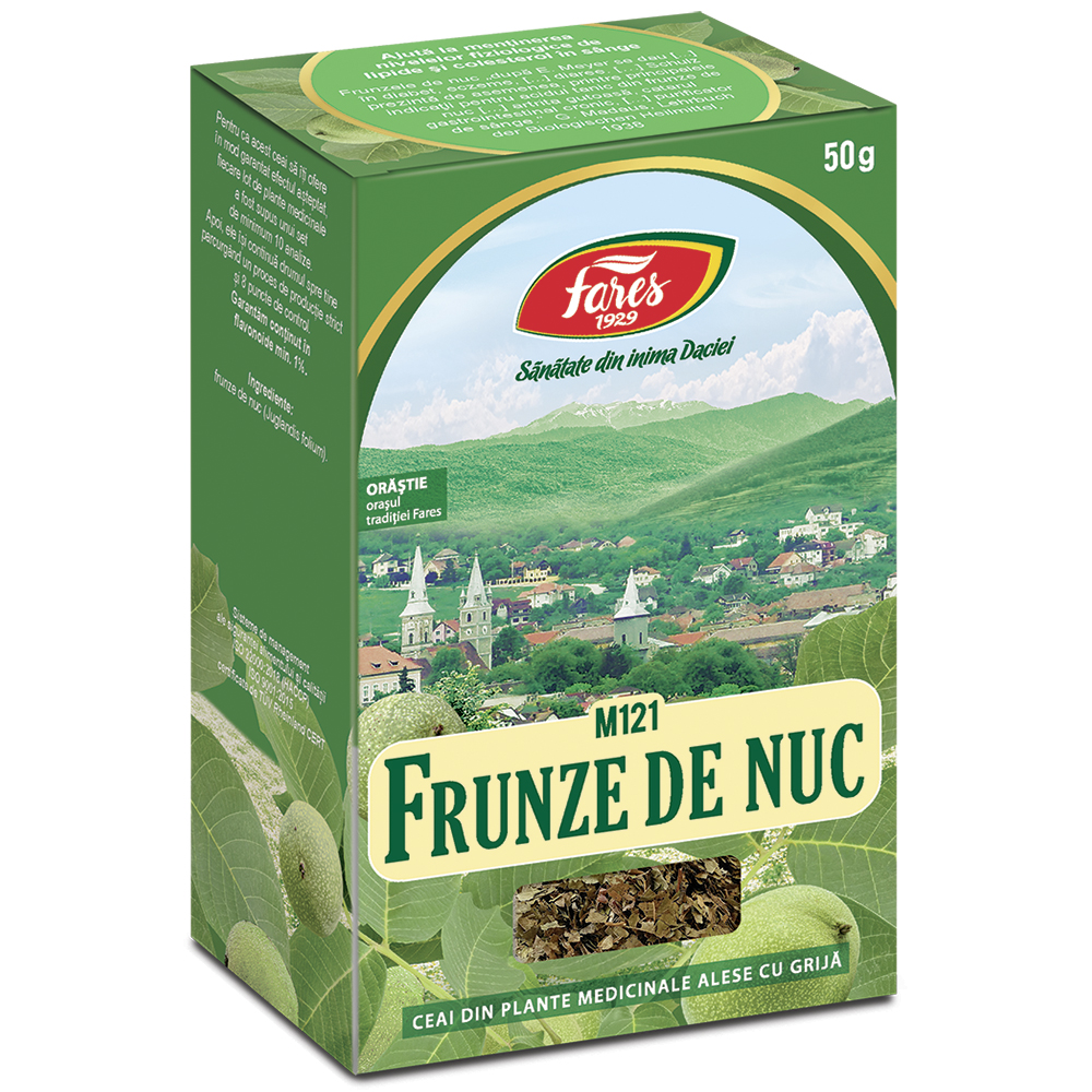 Ceai Nuc frunze M 121, 50 g, Fares