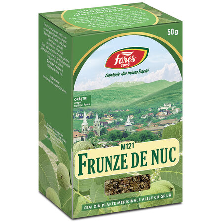 Ceai Nuc frunze, M121, 50 g, Fares