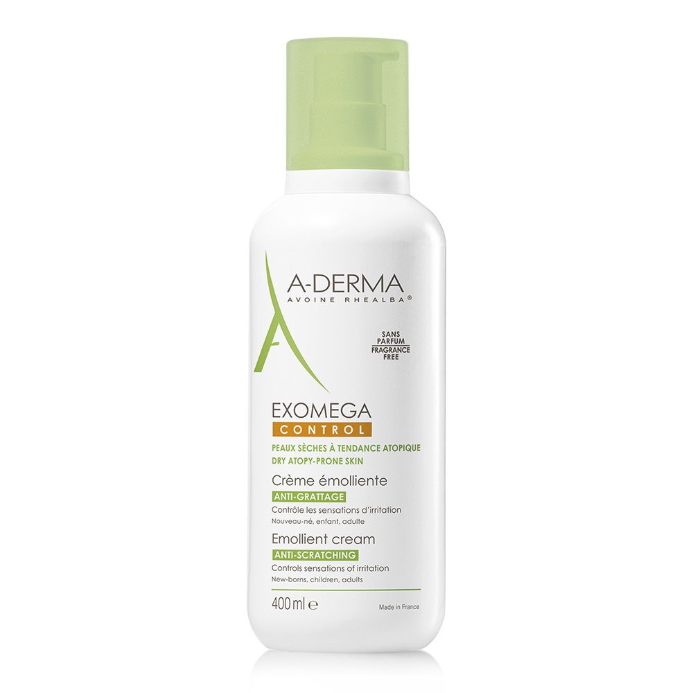 Crema emolienta Exomega Control, 400 ml, A-Derma