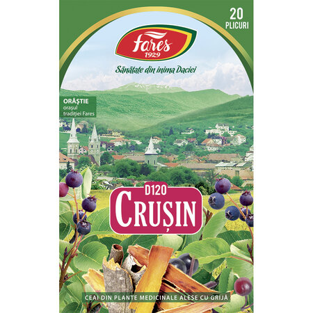 Ceai de crusin D 120, 20 plicuri, Fares 618493