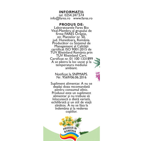 Plantusin, R44, 30 comprimate, Fares 614265
