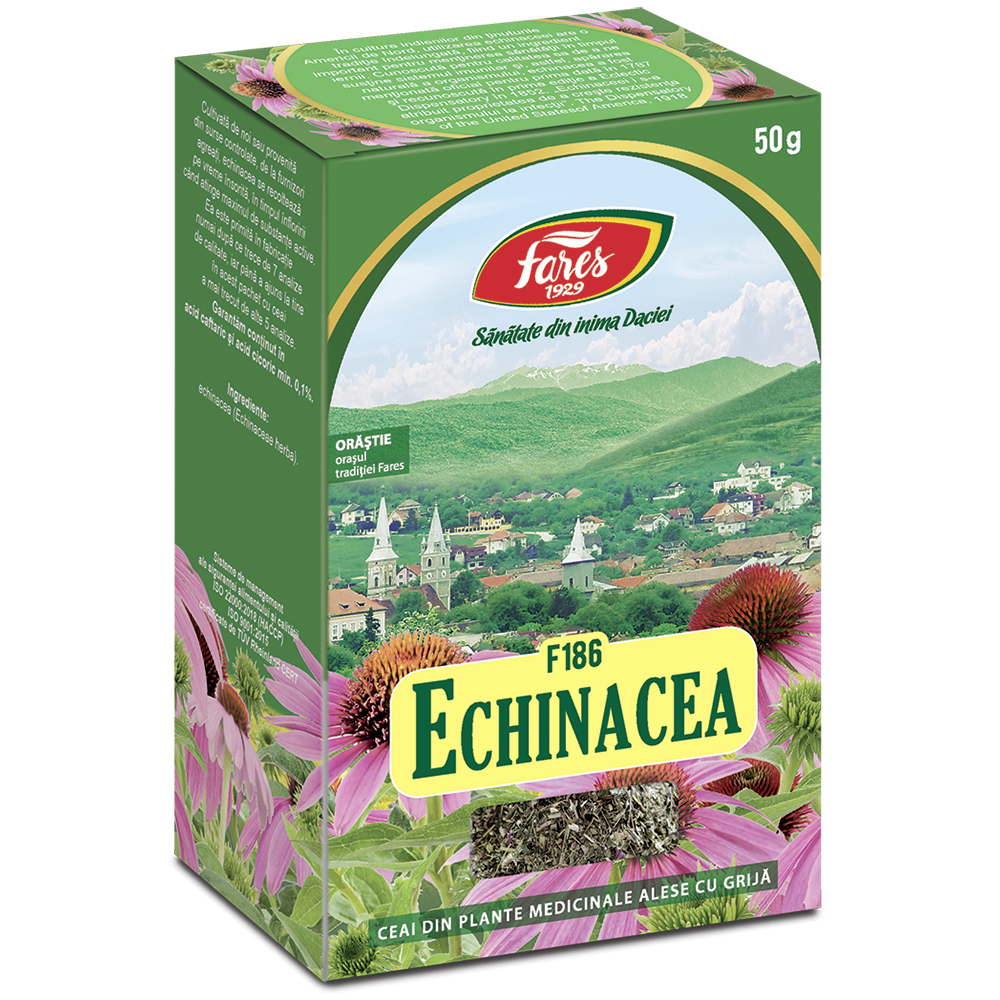 Ceai de Echinacea F186, 50 g, Fares