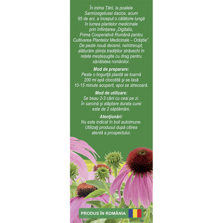 Ceai de Echinacea F186, 50 g, Fares 618632