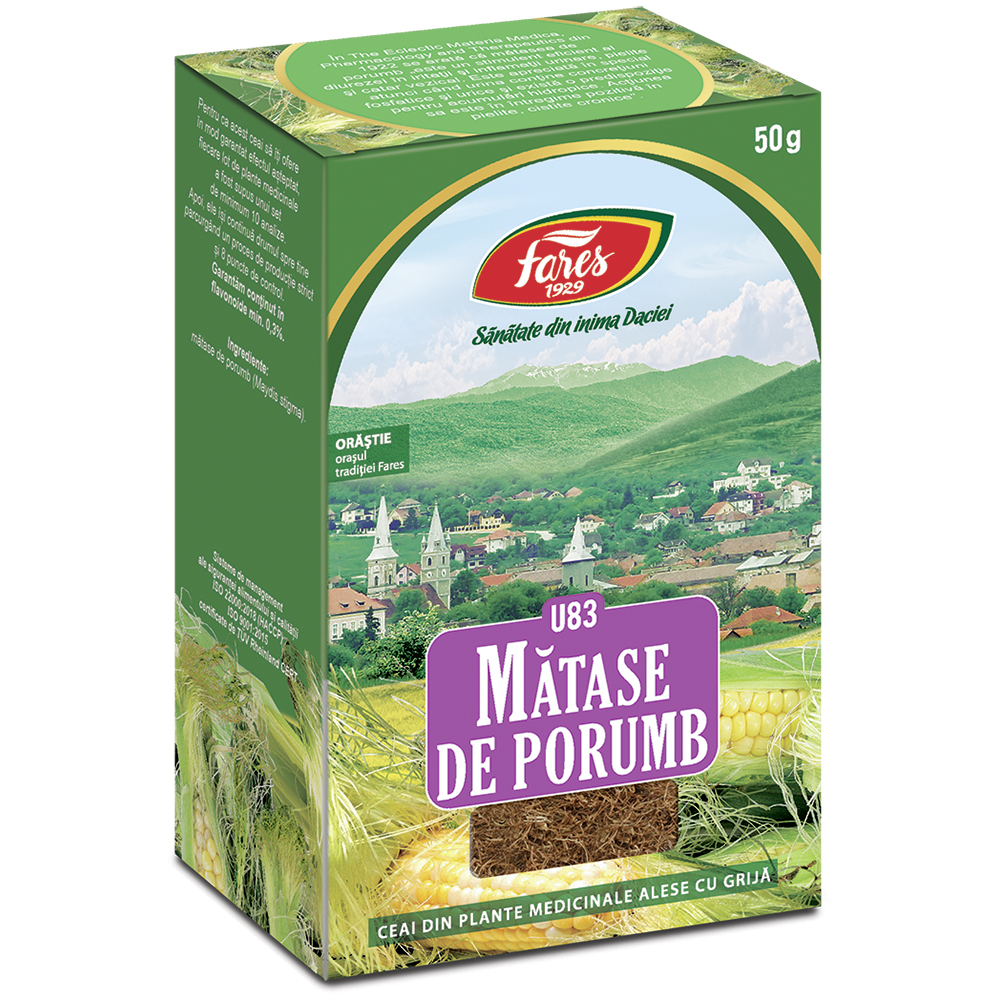 Ceai Matase de Porumb U 83, 50 g, Fares