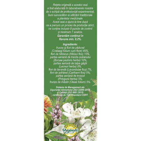 Ceai pentru tensiune C36, 50 g, Fares 623762