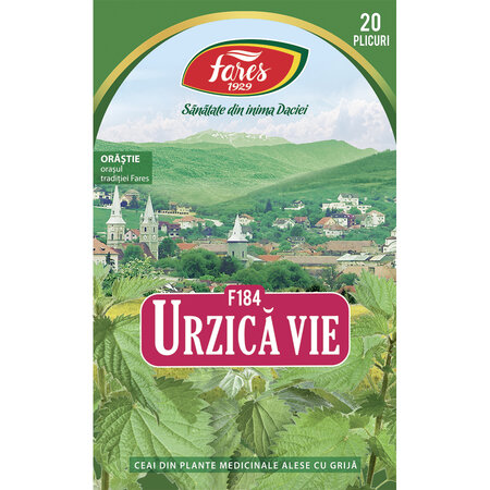 Ceai de Urzica vie F 184, 20 plicuri, Fares 618360