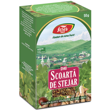 Ceai Stejar scoarta, D140, 50 g, Fares