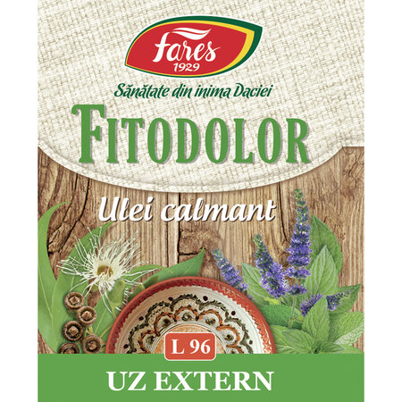 Ulei calmant Fitodolor, L96,, 100 ml, Fares 620924