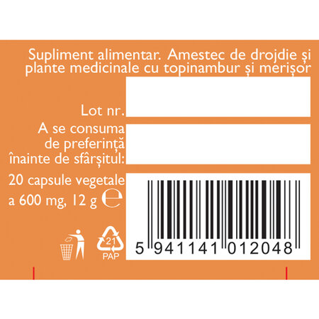 Probio Vital, D128, 20 capsule, Fares 614271