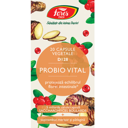 Probio Vital, D128, 20 capsule, Fares 614268