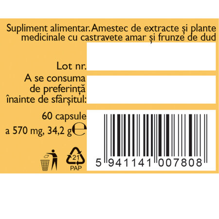 Glicostat,  M97,  60 capsule, Fares 614160