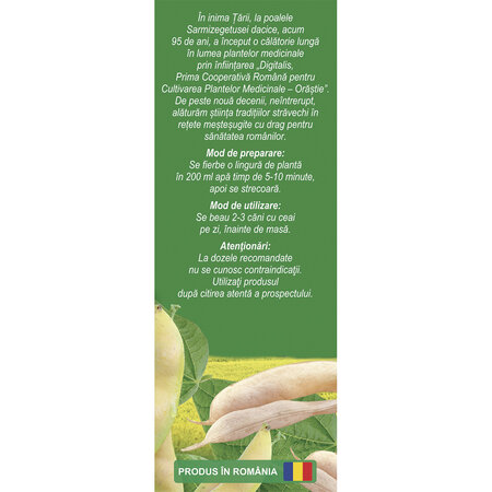 Ceai Teci de Fasole U 93, 50 g, Fares 618302