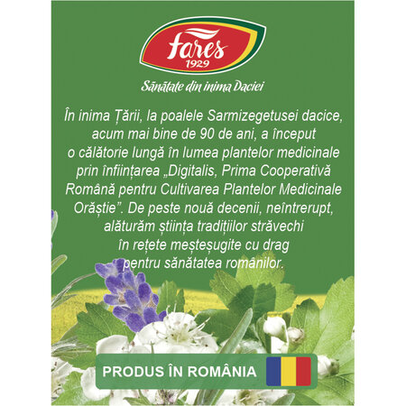 Ceai Calmocard, C23, 20 plicuri, Fares 623677
