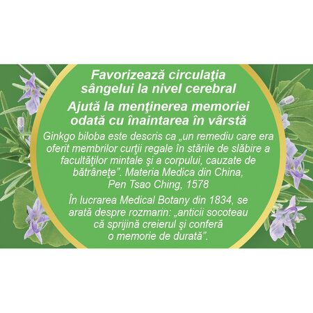 Ceai Circulatie Cerebrala, N141, 50 g, Fares 623844