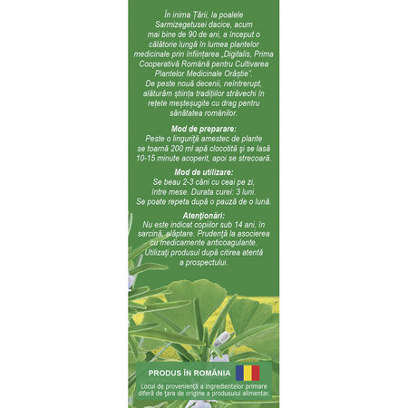 Ceai Circulatie Cerebrala, N141, 50 g, Fares 623842