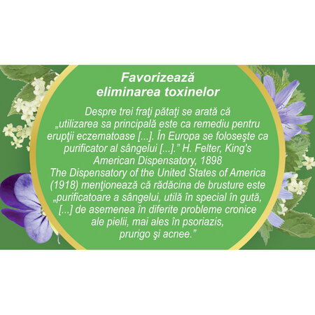 Ceai Detoxifiant Purificarea Organismului P115, 50 g, Fares 623650