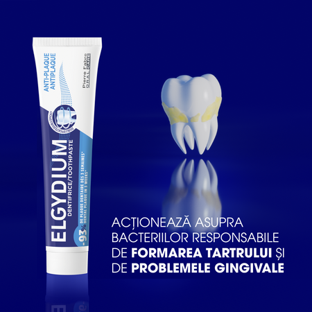 Pasta de dinti antiplaca, 75 ml, Elgydium 748466