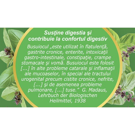 Ceai Busuioc iarba D129, 50 g, Fares 618600