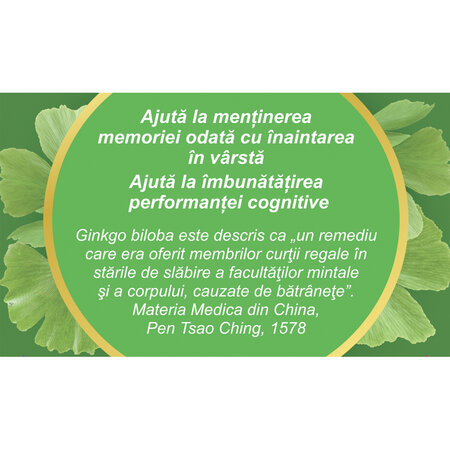 Ceai Ginkgo biloba frunze N155, 50 g, Fares 618627