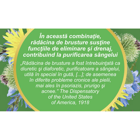 Ceai curatarea sangelui, P125, 50 g, Fares 623787