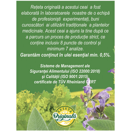 Ceai Menopauza, G72, 20 plicuri, Fares 623632