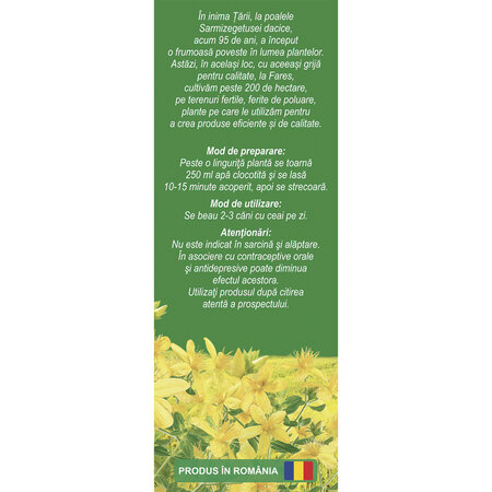 Ceai sunatoare iarba N 148, 50 g, Fares 618659