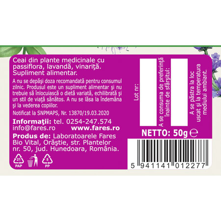 Ceai Distonoplant, N133, 50 g, Fares 623883