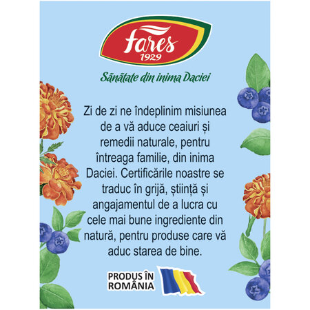 Ceai Ochi Protejati, O141, 20 plicuri, Fares 623924