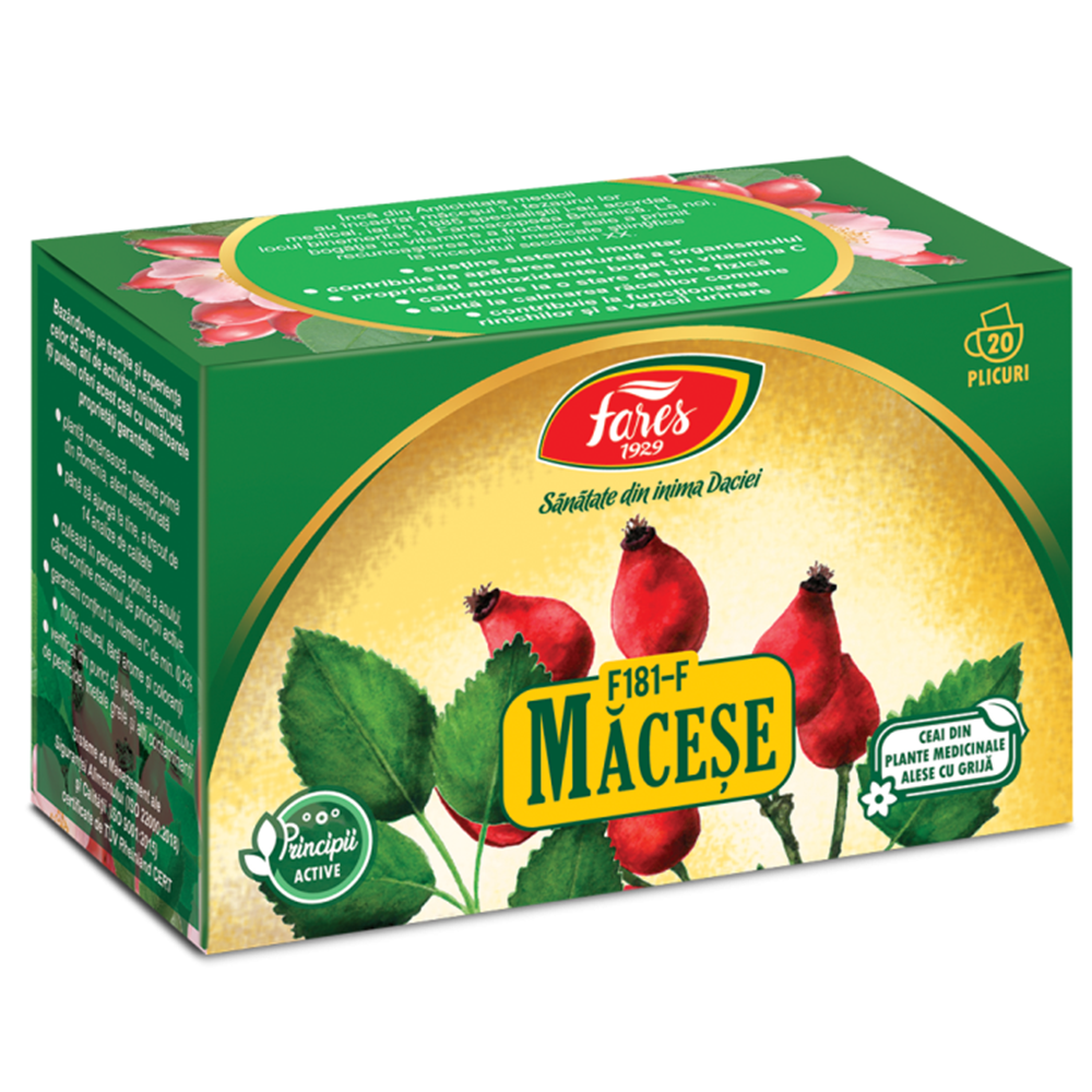 Ceai de macese F 181, 20 plicuri, Fares