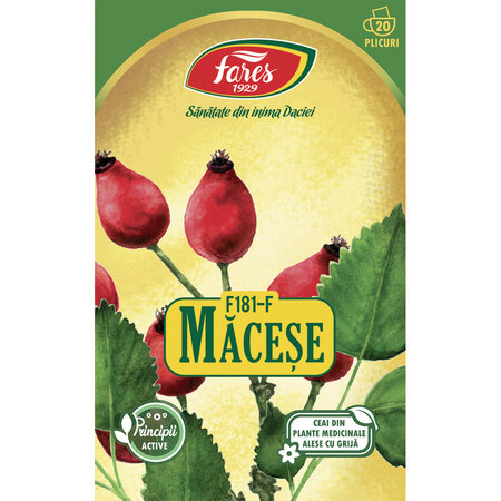 Ceai de macese F 181, 20 plicuri, Fares 618402