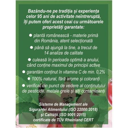 Ceai de macese F 181, 20 plicuri, Fares 618404
