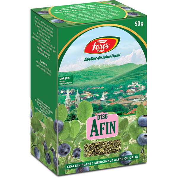 Ceai Afin frunze D136, 50 g, Fares