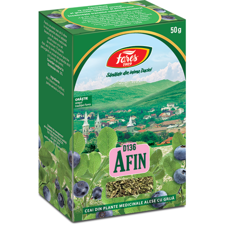 Ceai Afin frunze D136, 50 g, Fares