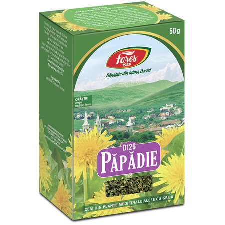 Ceai Papadie iarba, D126, 50 g, Fares