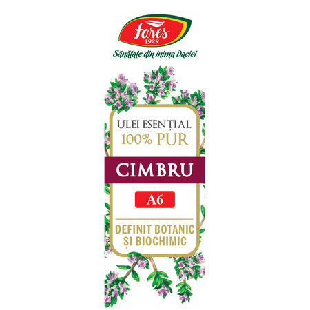 Ulei esential de cimbru A6, 10 ml, Fares 620849