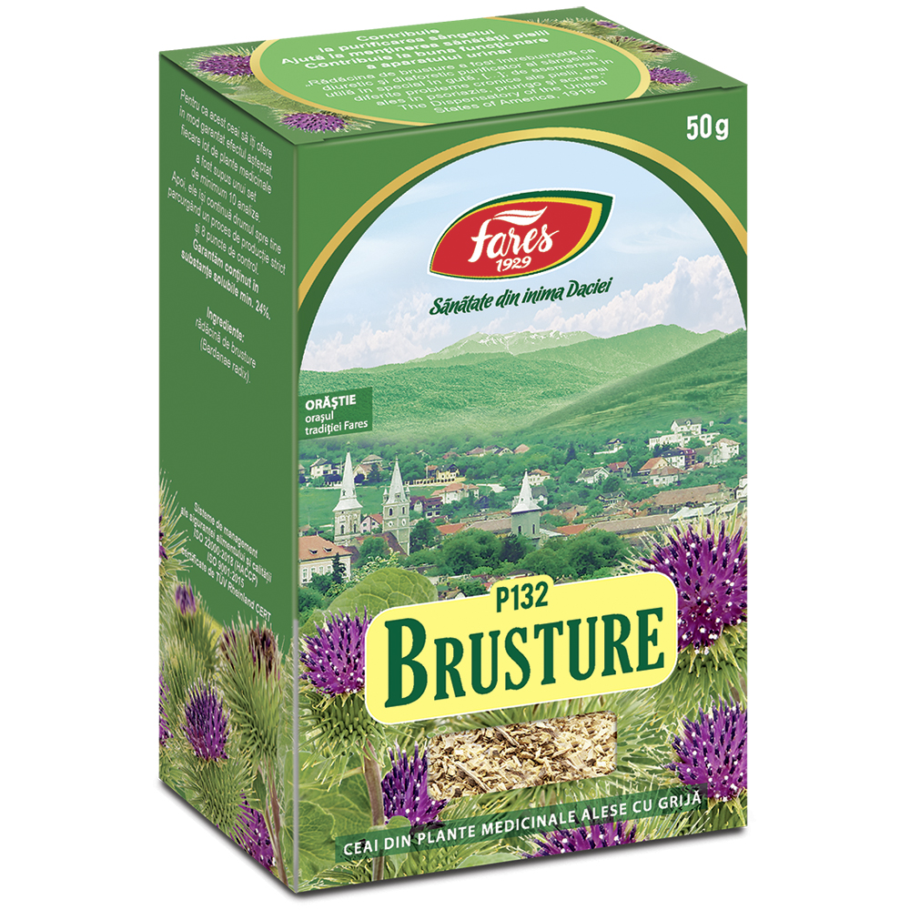 Ceai radacina de brusture P132, 50 g, Fares