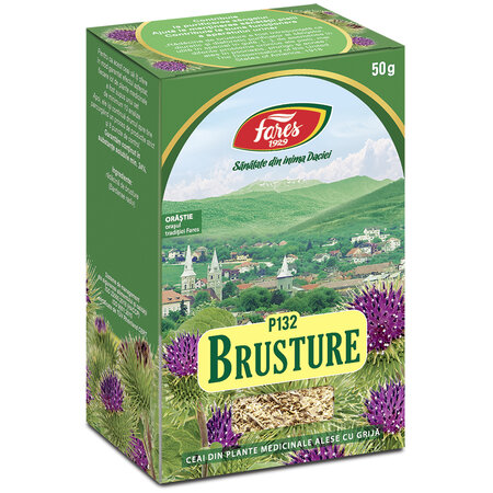 Ceai radacina de brusture, P132, 50 g, Fares